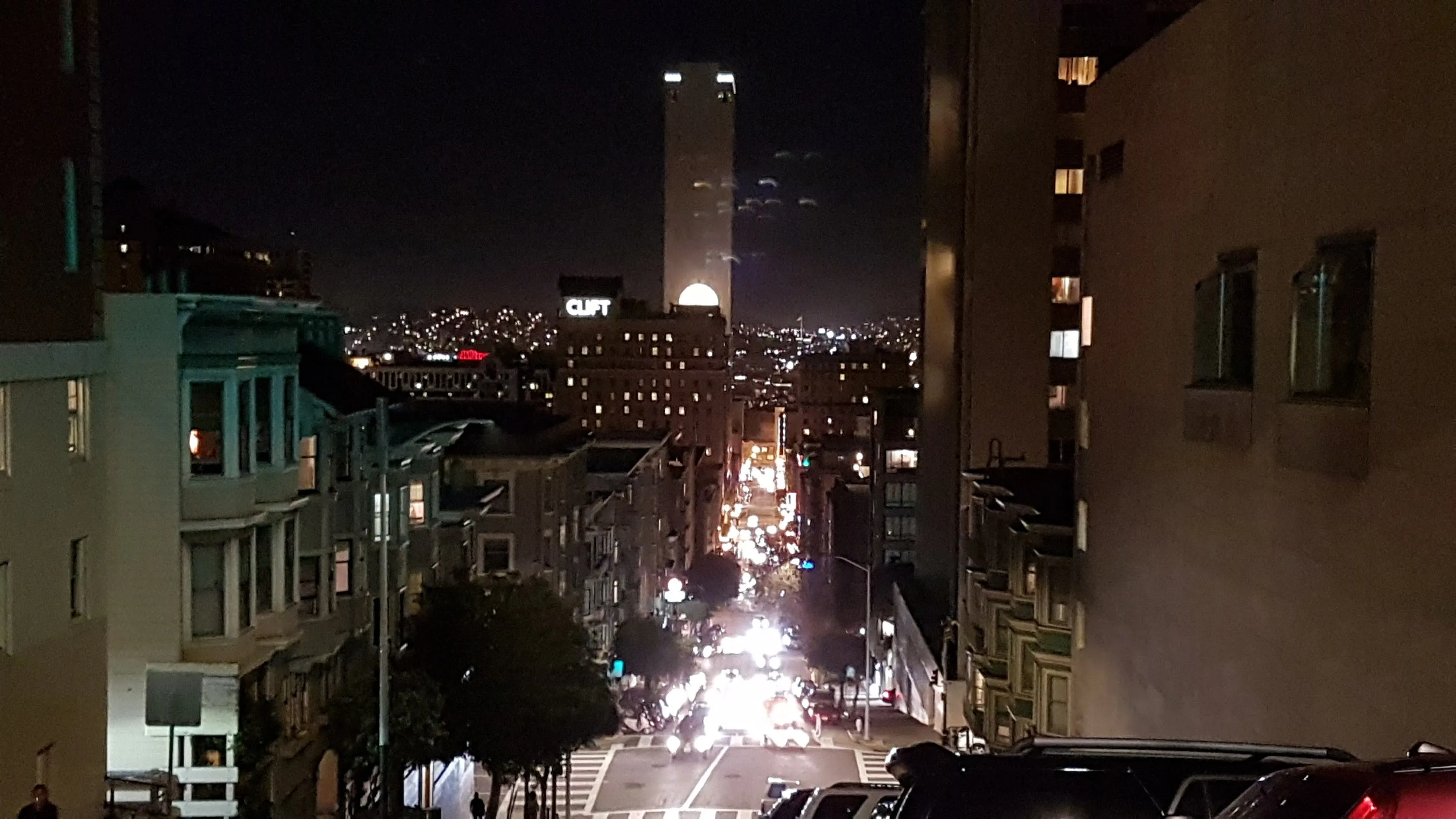 Looking south down Taylor street